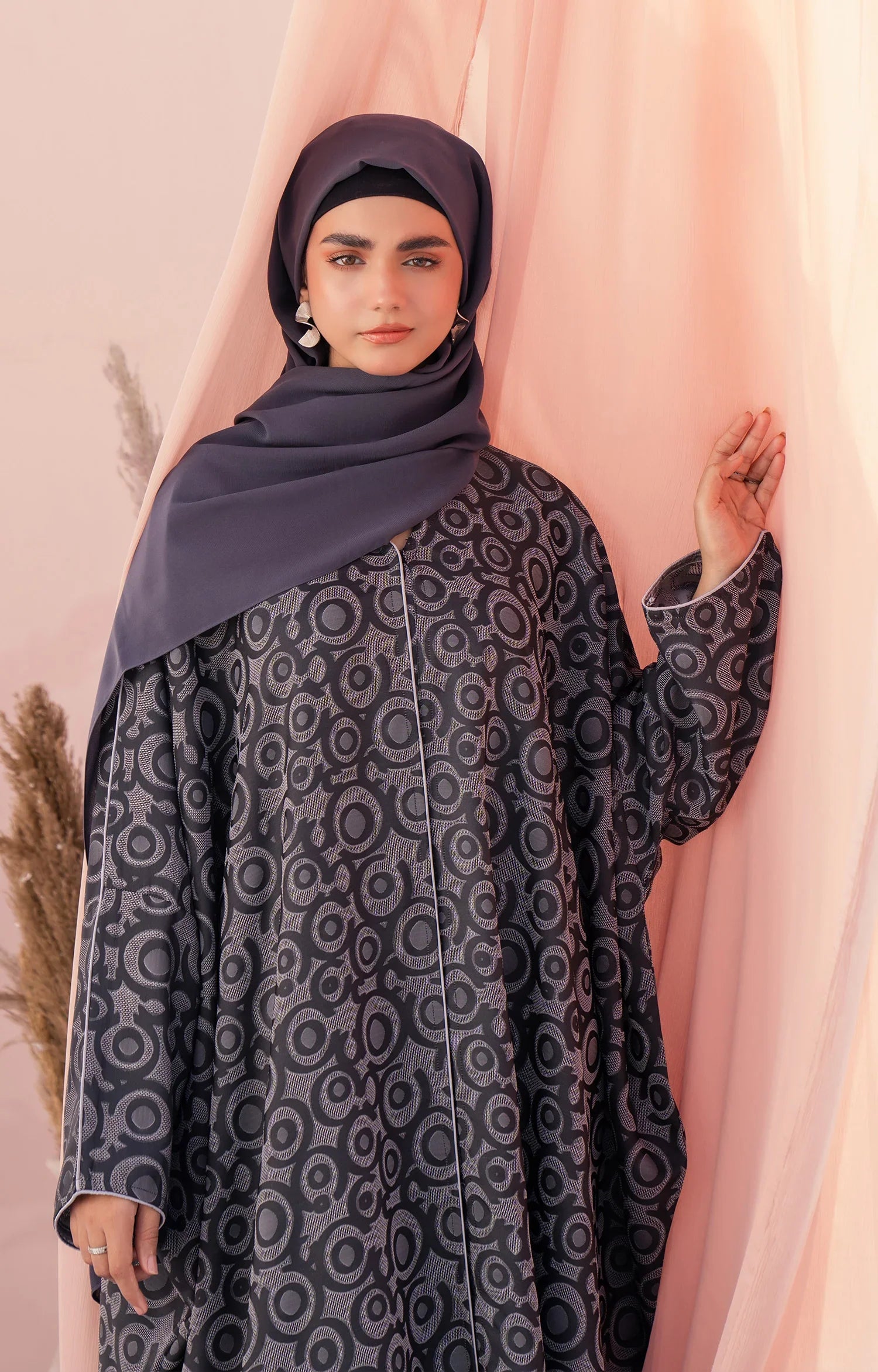 Printed Abaya