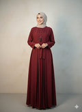 The Modest Grace Abaya- Red