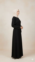 The Modest Grace Abaya- Black