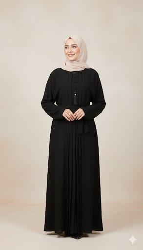 The Modest Grace Abaya- Black