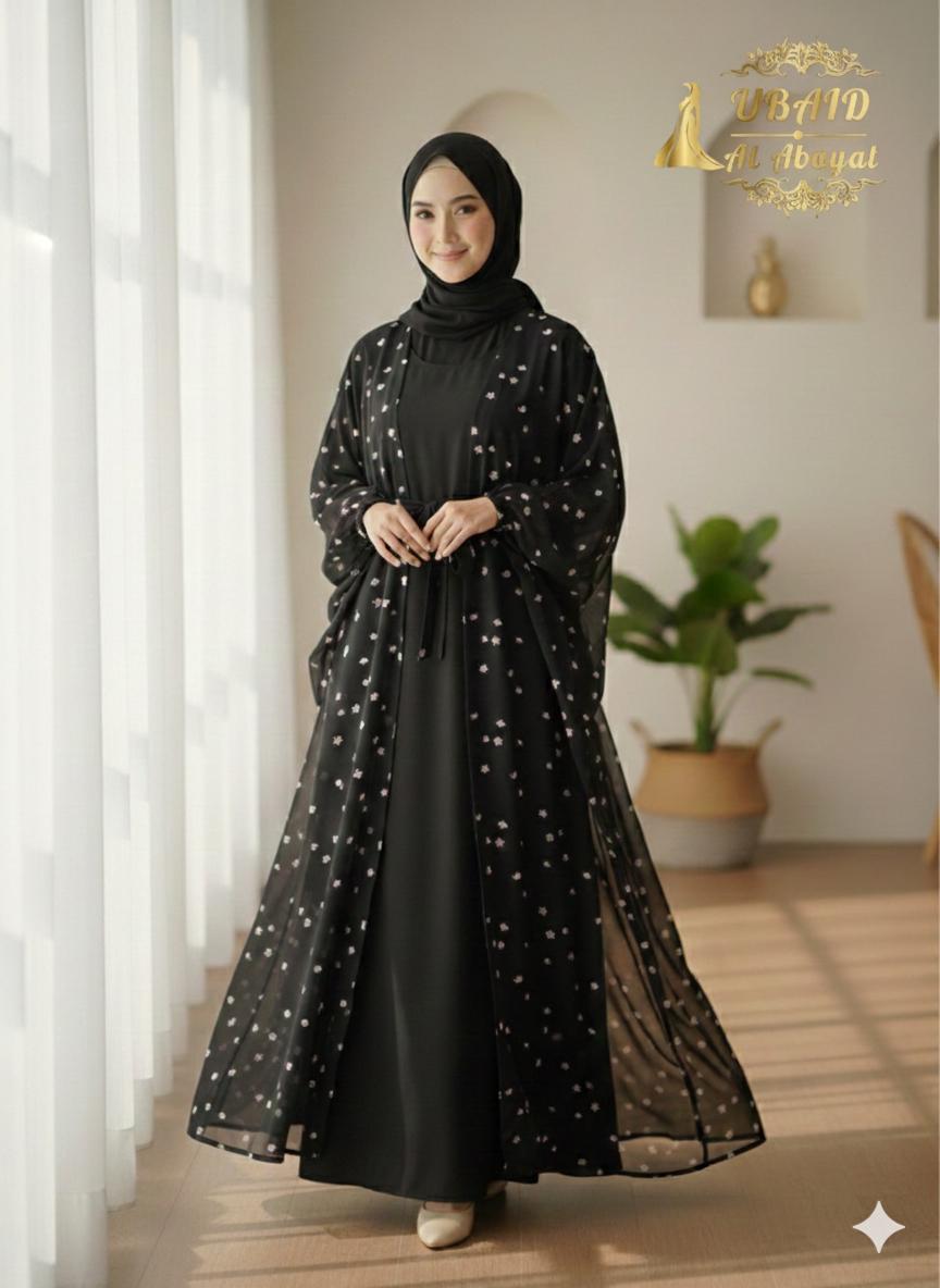 The Terra Abaya (Silk Georgette Blend)