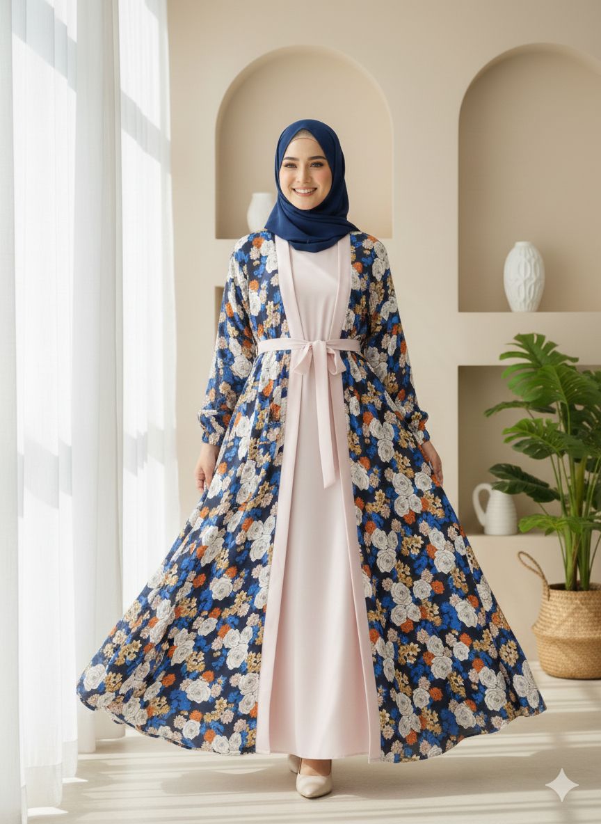 The Zenith Abaya (Silk Georgette Blend)