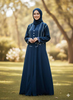 The Amethyst Abaya (Premium Nida with Dori Work)
