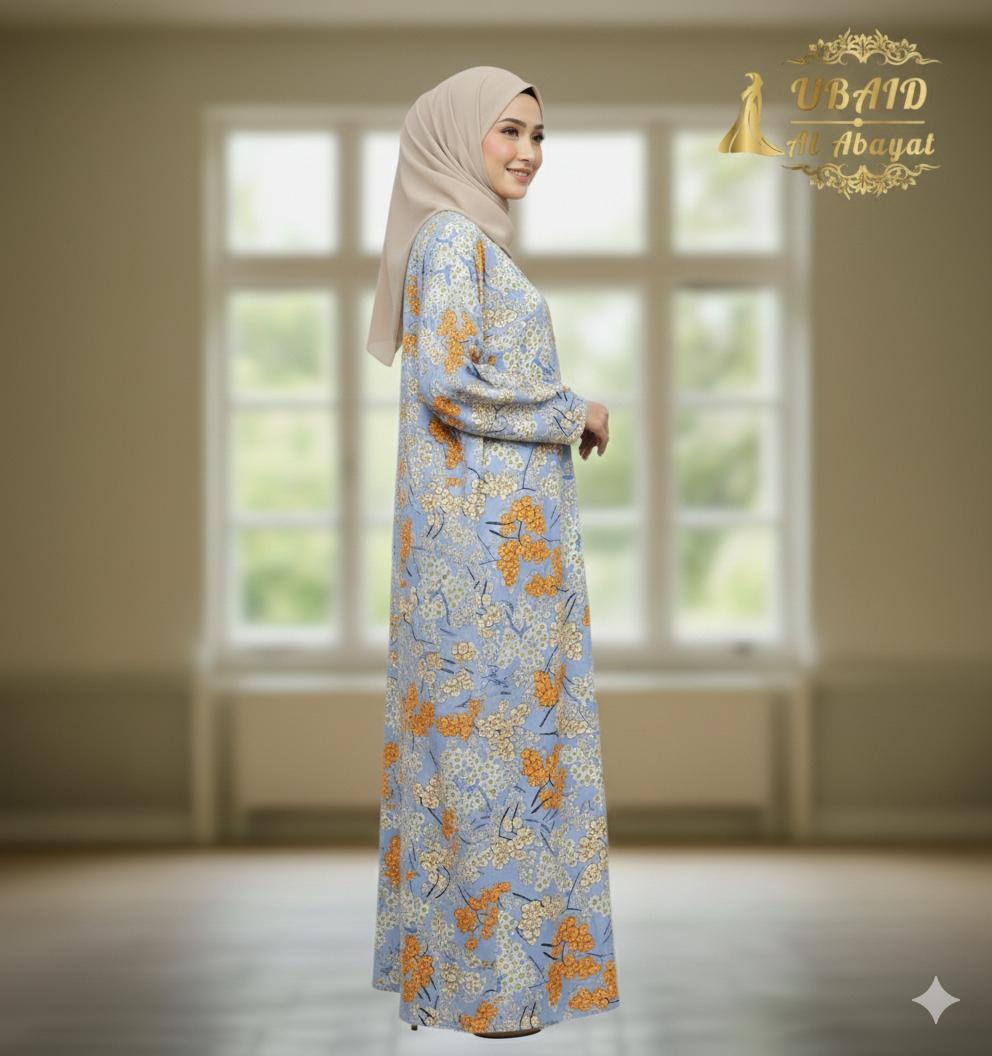 The Luna Abaya (Silk Georgette Blend)