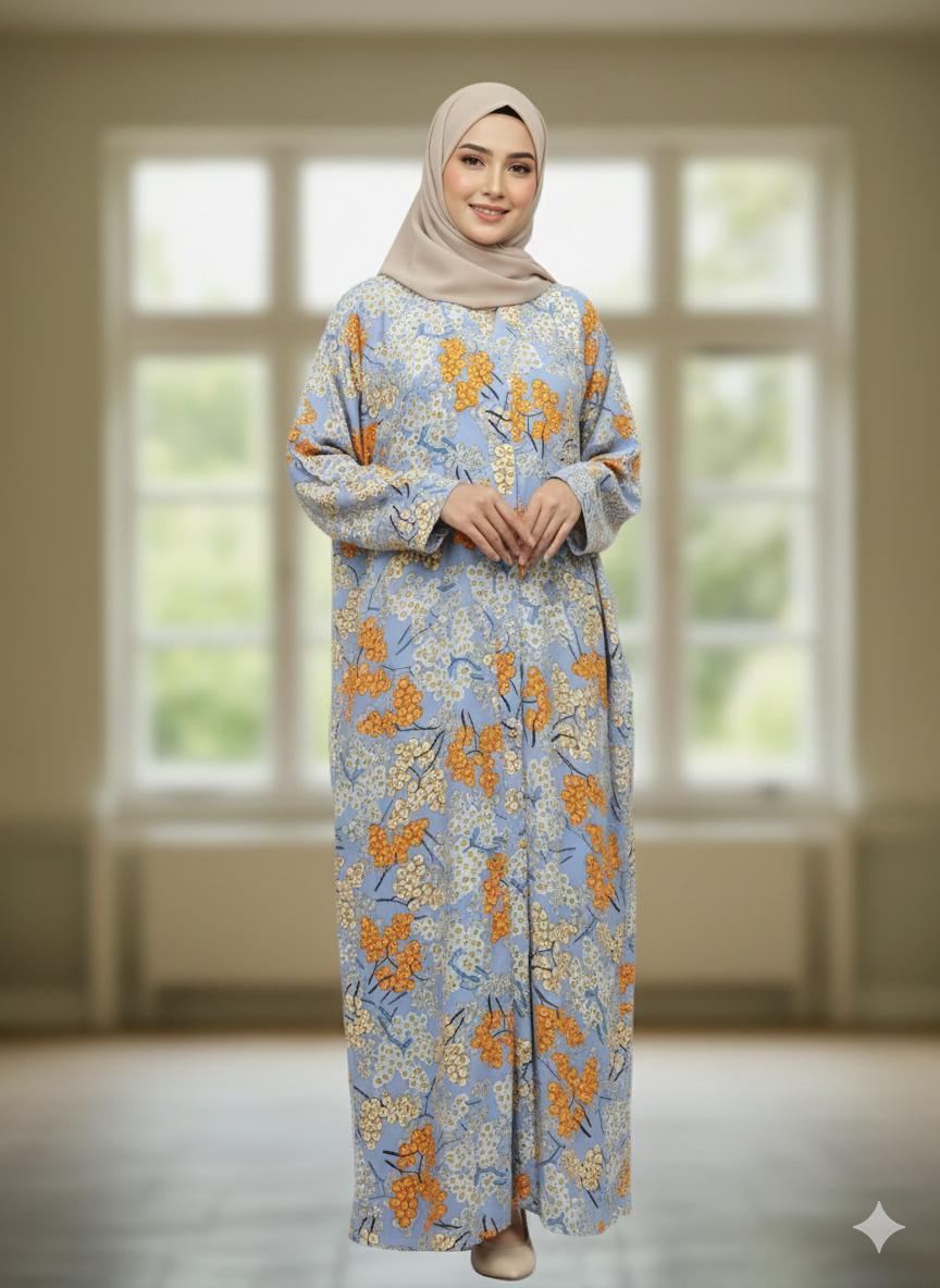 The Luna Abaya (Silk Georgette Blend)