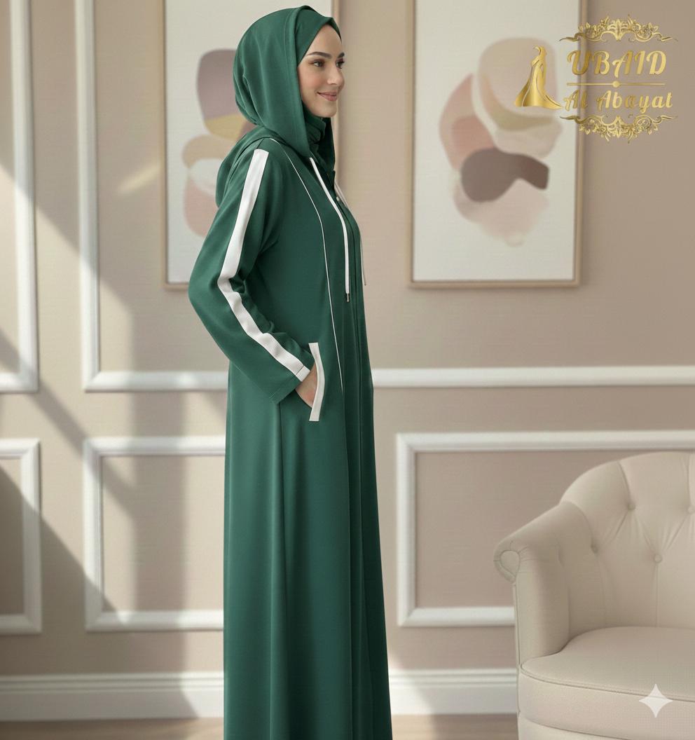 The Frost Hooded Abaya (Premium Winter Edition)