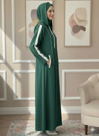 The Frost Hooded Abaya (Premium Winter Edition)
