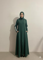 The Frost Hooded Abaya (Premium Winter Edition)