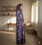 The Mosaic Abaya (Premium Silk Georgette Blend)