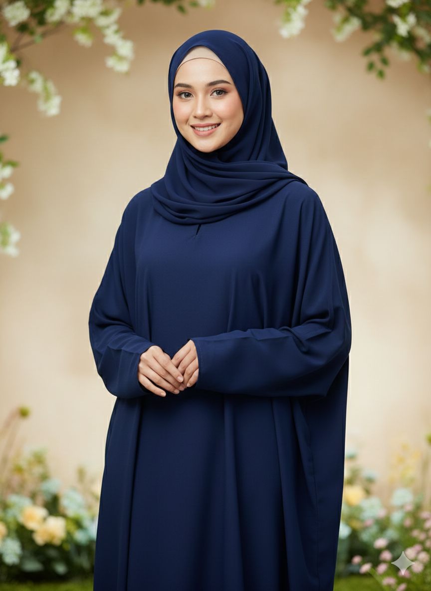 The Azure Nida Silhouette Abaya