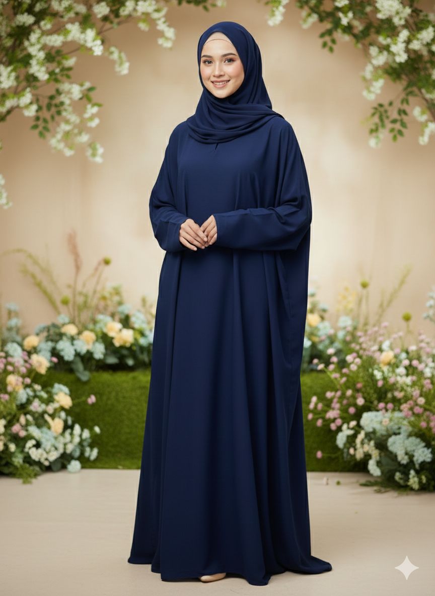 The Azure Nida Silhouette Abaya