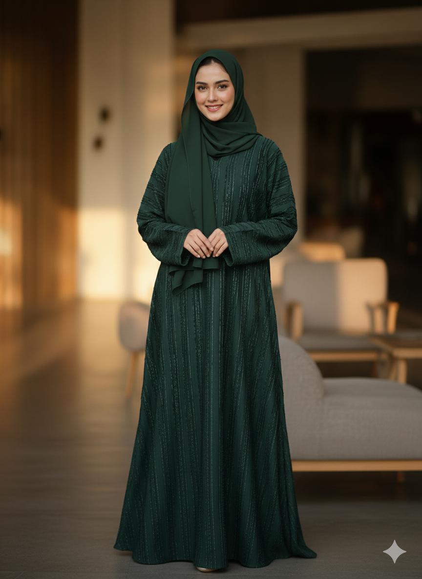 The Emerald Barosha Abaya