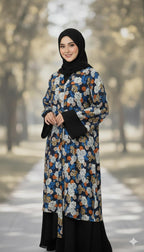 The Motif Abaya (Premium Silk Georgette Blend)