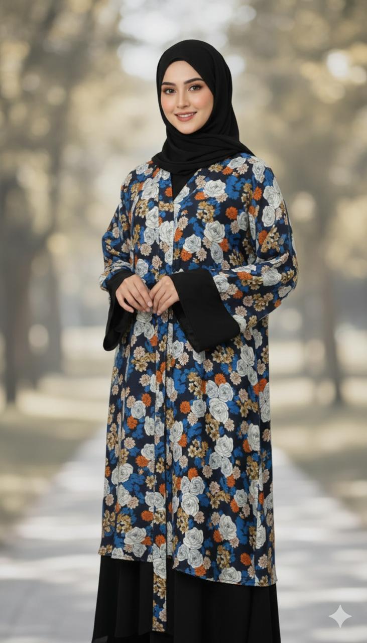 The Motif Abaya (Premium Silk Georgette Blend)