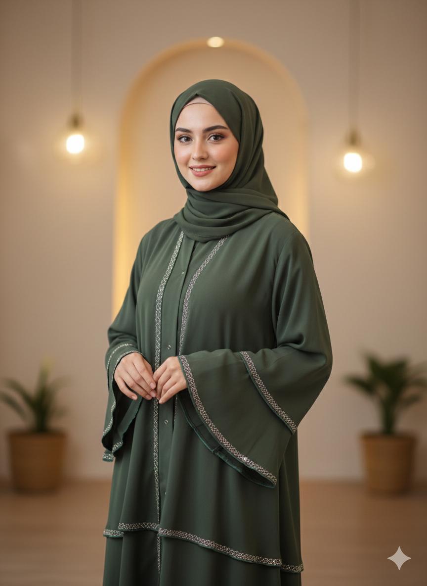 The Sage Abaya (Premium Nida)